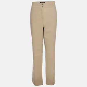 Elena Miro Khaki Stretch Cotton Wide Leg Pants Xl